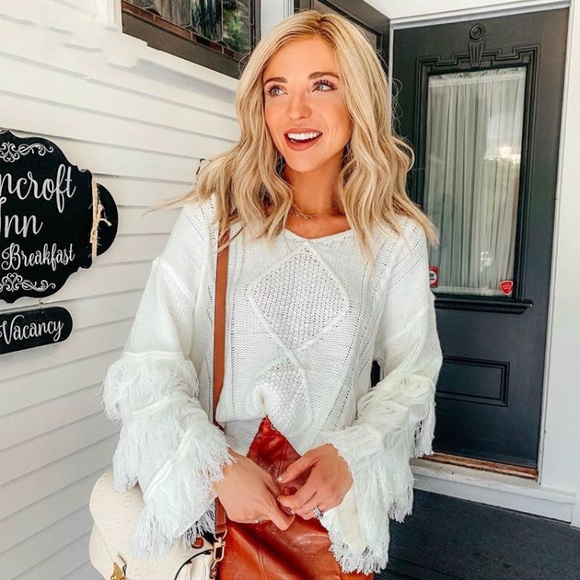 ❤️#1 Liked❤️ Knit Fringe Sweater❤️ - Picture 3 of 5